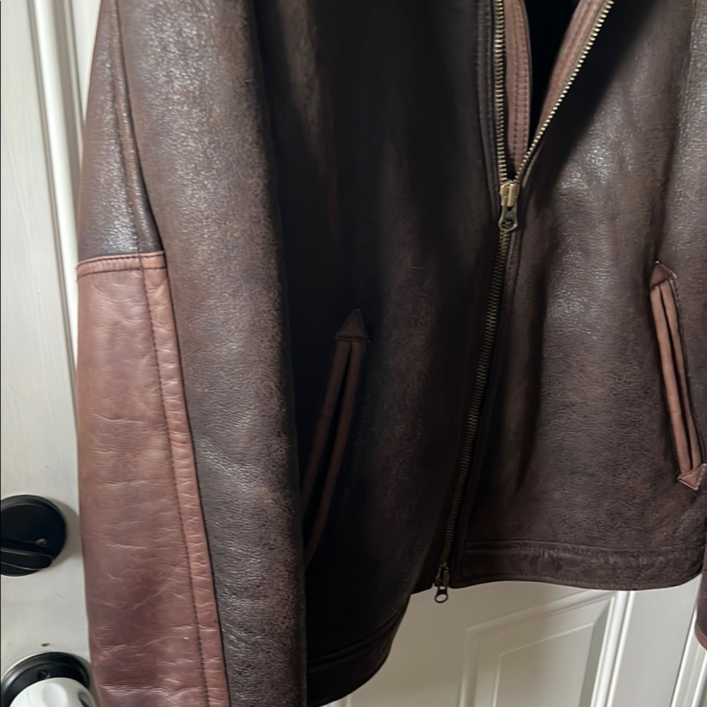 The Territory Ahead Brown Bomber Jacket with High Collar - Picture 5 of 5